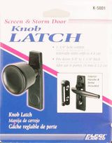 Prime-Line K 5001 Tulip Knob Latch, Aluminum, Powder-Coated, 5/8 to 1-1/4 in Thick Door