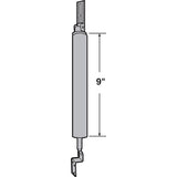 Prime-Line K 5103 Pneumatic Door Closer, 9 in L, Aluminum