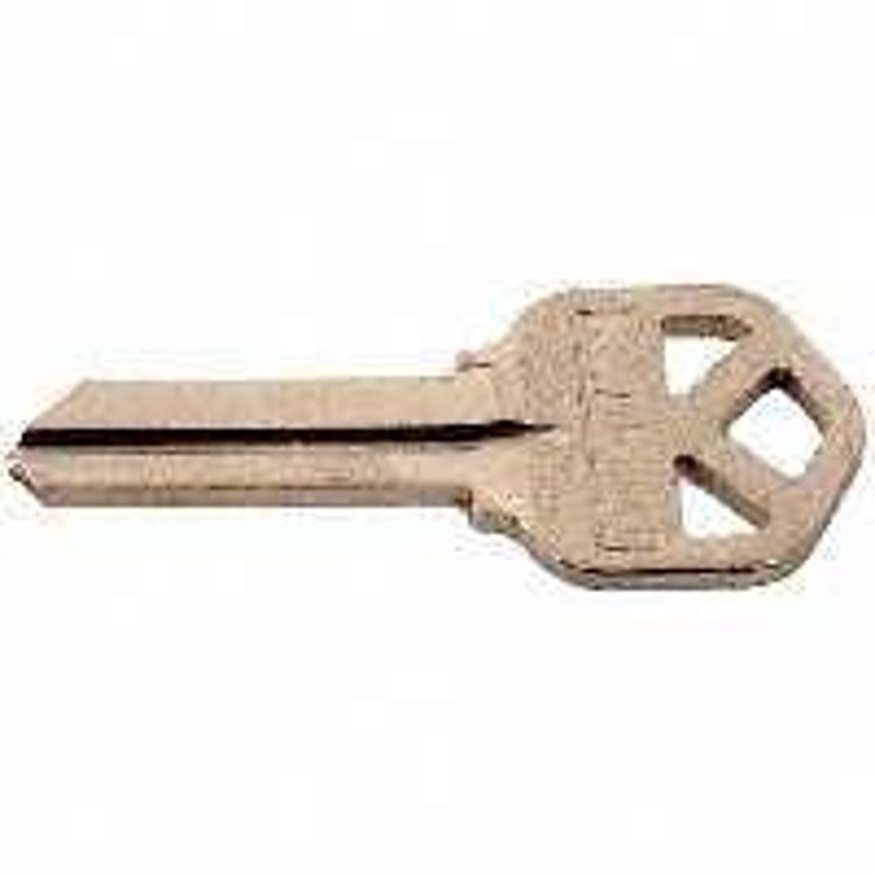 Kwikset 1063NP Key Blank, Brass, Nickel, For: Kwikset Lockset, Pack of 50