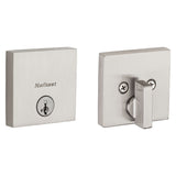 Kwikset Signature Series 258 SQT 15 SMT CP K4 V1 Deadbolt, Contemporary, 2-5/8 in H Dimensions