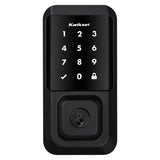 Kwikset Halo Series 939 WIFI TSCR 514 Electronic Deadbolt, Matte Black, Residential, AAA Grade, Zinc, ADA Compliant