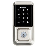 Kwikset Halo Series 939 WIFI TSCR 15 Electronic Deadbolt, Satin Nickel, Residential, AAA Grade, Zinc, ADA Compliant