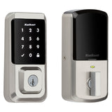 Kwikset Halo Series 939 WIFI TSCR 15 Electronic Deadbolt, Satin Nickel, Residential, AAA Grade, Zinc, ADA Compliant