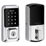 Kwikset Halo Series 939 WIFI TSCR 26 Electronic Deadbolt, Polished Chrome, Residential, AAA Grade, Zinc, ADA Compliant