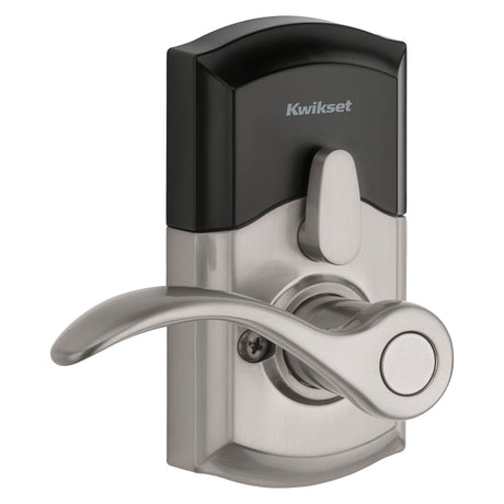 Kwikset 955PML 15 SMT CP Electronic Entry Lock, Satin Nickel, Commercial, AAA Grade, Zinc, ADA Compliant