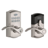 Kwikset 955PML 15 SMT CP Electronic Entry Lock, Satin Nickel, Commercial, AAA Grade, Zinc, ADA Compliant