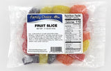 Family Choice 1110 Candy Slice, Assorted Fruits, 14 oz, Pack of 12