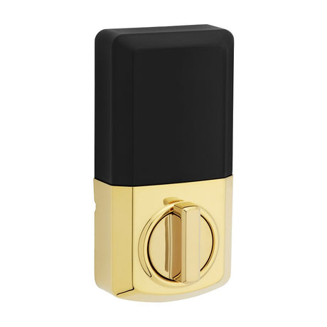 Kwikset Powerbolt 250 992500-001 Keypad Electronic Lock, 3 Grade, Zinc, Lifetime Polished Brass, KW1 Keyway