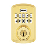 Kwikset Powerbolt 250 992500-001 Keypad Electronic Lock, 3 Grade, Zinc, Lifetime Polished Brass, KW1 Keyway