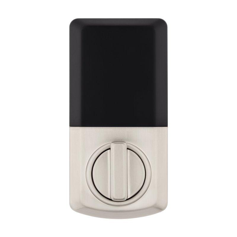 Kwikset Powerbolt 250 Series 992500-002 Keypad Electronic Lock, 3 Grade, Zinc, Satin Nickel, KW1 Keyway