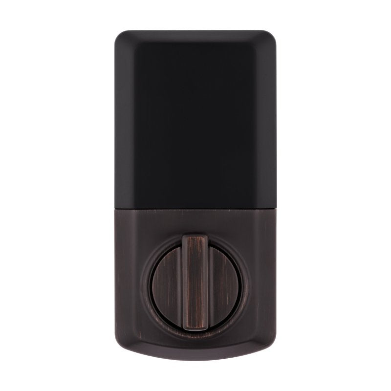 Kwikset Powerbolt 250 Series 992500-003 Keypad Electronic Lock, 3 Grade, Zinc, Venetian Bronze, KW1 Keyway