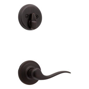 Kwikset 966TNL LH 11P V1 UNIV Deadbolt Interior Pack, 2 Grade, Turnpiece Lock, Keyed Key, Zinc, Venetian Bronze
