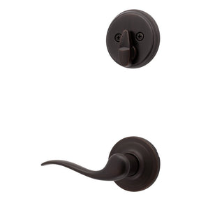 Kwikset 966TNL RH 11P V1 UNIV Deadbolt Interior Pack, 2 Grade, Turnpiece Lock, Keyed Key, Zinc, Venetian Bronze