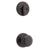 Kwikset 966CV 11P UNIV Cove and Deadbolt Interior Pack, Turn Piece Lock, Zinc, Venetian Bronze, Knob Handle, Residential
