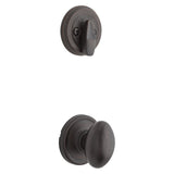 Kwikset 966L 11P Handleset Interior Trim, Laurel, 3 Grade, Venetian Bronze, 2-5/8 in Dimensions, Zinc