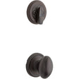 Kwikset 966L 11P Handleset Interior Trim, Laurel, 3 Grade, Venetian Bronze, 2-5/8 in Dimensions, Zinc