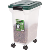 Remington Green Plastic 28 qt Pet Food Container For All Animals, Pack of 6