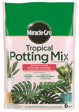 Miracle-Gro 71276430 Series Tropical Potting Mix, 6 qt Bag