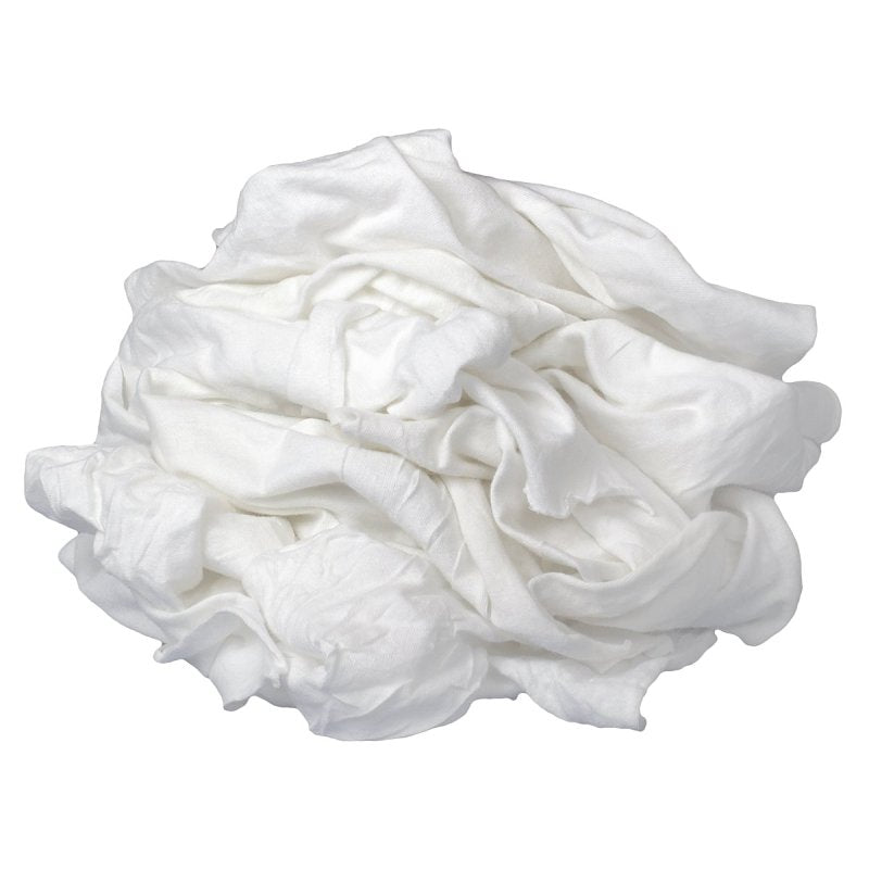 Buffalo 12026 Bleached Knit Rag, Bright White, 8 lb