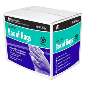 Buffalo 10080 Recycled Rag, Assorted, 4 lb