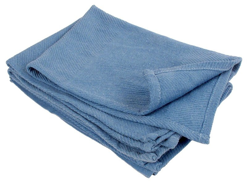 Buffalo 10217 Huck Towel, 23 in L, 16 in W, Cotton, Blue