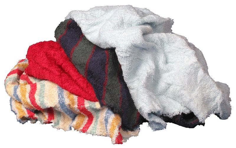 Buffalo 10584 Colored Turkish Toweling Cloth Rag, Cotton
