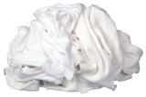 Buffalo 10525 T-Shirt Cloth Rags, 20 in L, 16 in W, Cotton, White