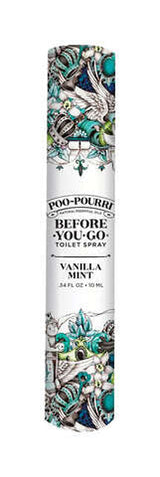 Poo-Pourri Vanilla Mint Scent Odor Eliminator 10 ml Liquid, Pack of 12