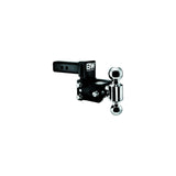 B&W TS10040B Trailer Hitches Tow & Stow Dual Ball Receiver Hitch | Fits Standard 2″ Receiver