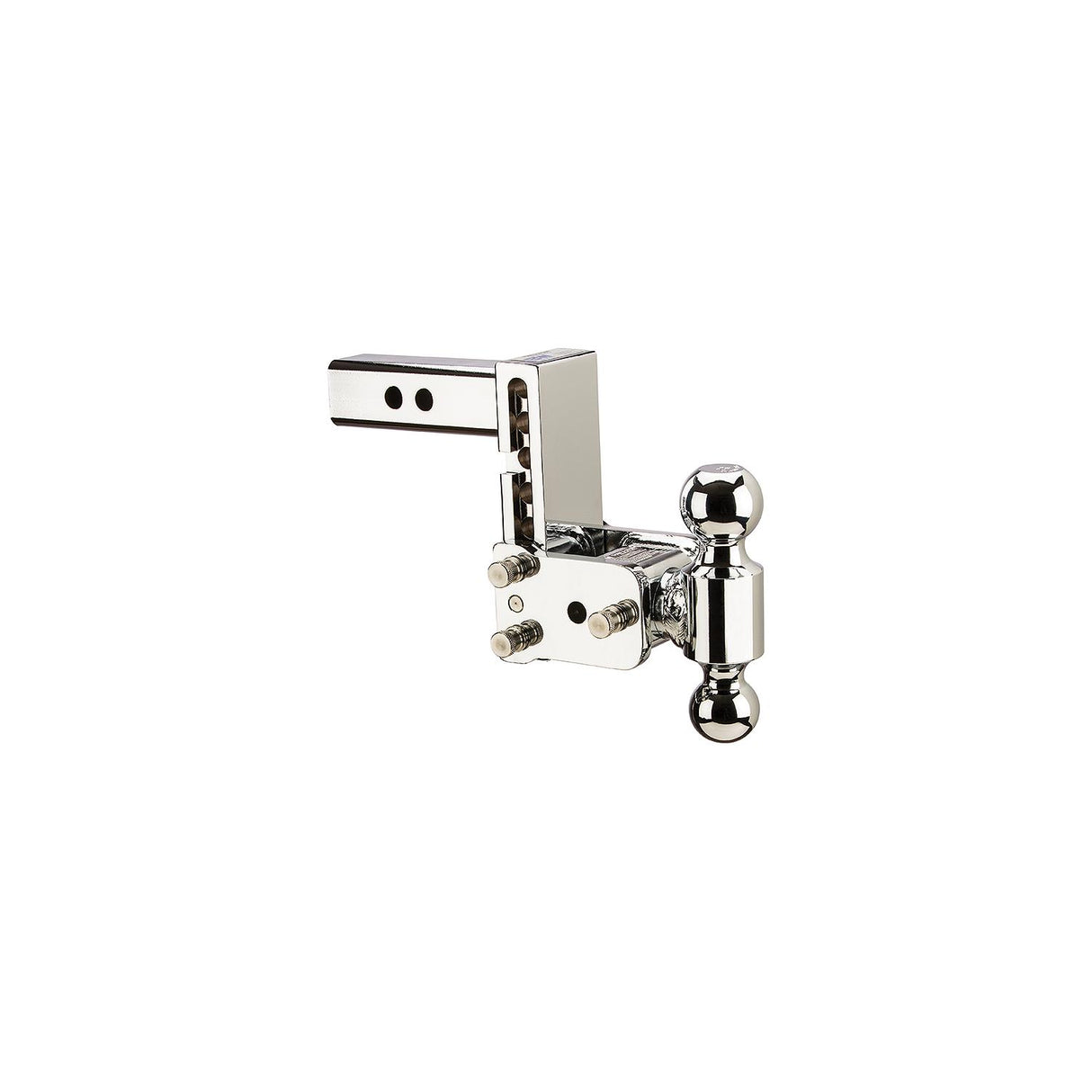 B&W Trailer Hitches TS10037C Chrome Model 8 Hitch; 2 x 2-5/16″ Dual Ball; 5″ Drop; 5-1/2″ Rise.
