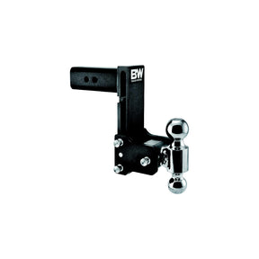 B&W TS20040B Trailer Hitches Tow & Stow Dual Ball Receiver Hitch - Fits 2-1/2″ Receiver