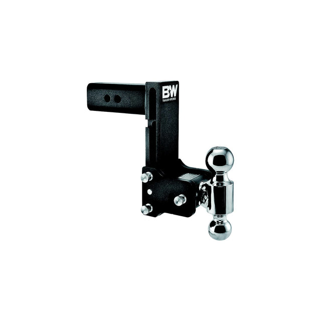 B&W TS20040B Trailer Hitches Tow & Stow Dual Ball Receiver Hitch - Fits 2-1/2″ Receiver