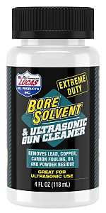 Lucas Oil 10907 Bore Solvent and Ultrasonic Gun Cleaner, Liquid, Grape, Blue/Green, 4 oz Jar