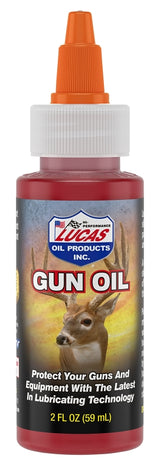 Lucas Oil 10006 Gun Oil, Liquid, Petroleum, Red, 2 oz