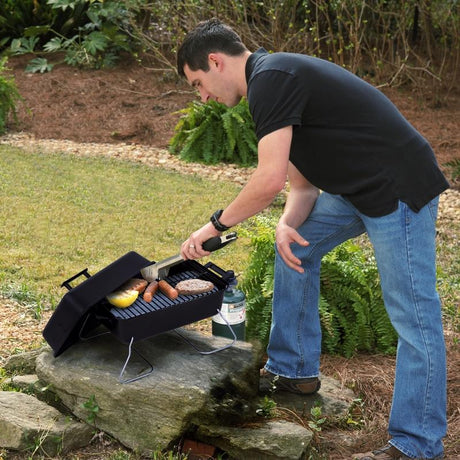 Charbroil 1 Burner Liquid Propane Portable Grill Black
