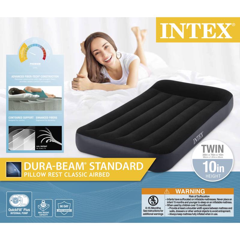 Intex Air Mattress Twin Pump Included
