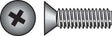 HILLMAN No. 10-24 X 2 in. L Phillips Flat Head Zinc-Plated Steel Machine Screws 100 pk