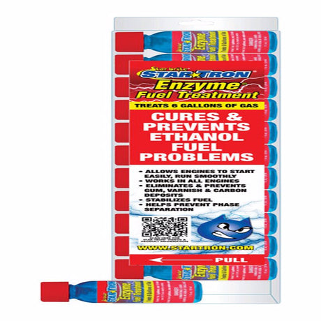 Star brite Star Tron Gasoline Marine Fuel System Cleaner and Stabilizer 1 oz, Pack of 12
