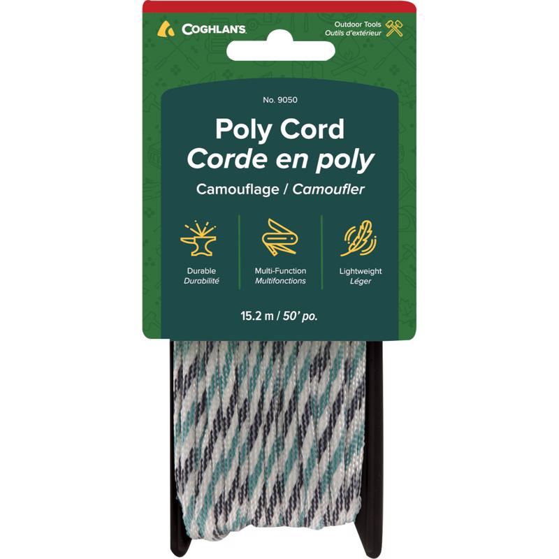 Coghlan's Camouflage Tent Cord 0.25 in. W X 50 ft. L 1 pk