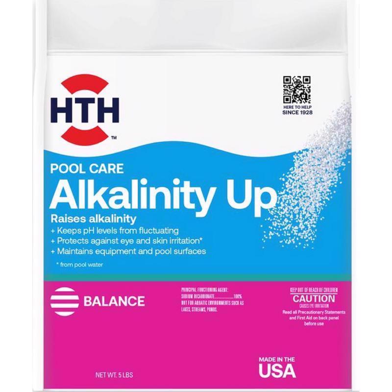 HTH Pool Care Granule Alkalinity Increaser 5 lb, Pack of 4