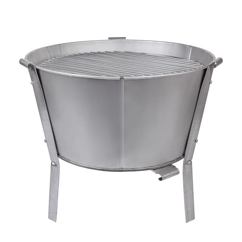 Old Smokey Products 17 in. Charcoal Grill Silver