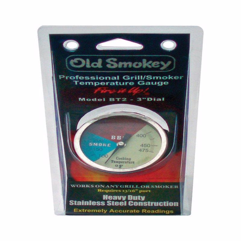 Old Smokey Products Analog Grill Thermometer Gauge