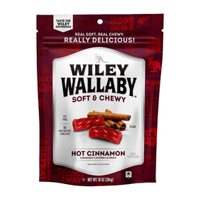 Wiley Wallaby 121192 Candy, Hot Cinnamon, 10 oz, Pack of 10