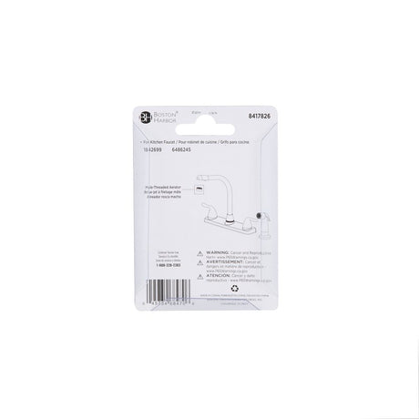 MALE AERATOR CHROME