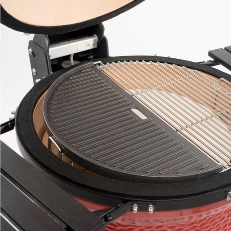 Kamado Joe Classic Joe Cast Iron Griddle 18 in. L X 9 in. W 1 pk