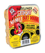 C&S Products Sunflower Delight Assorted Species Beef Suet Wild Bird Food 11.75 oz, Pack of 12
