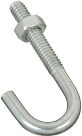 National Hardware 2195BC Series N232-884 J-Bolt, 1/4-20 Thread, 1.31 in L Thread, 2-5/16 in L, 100 lb Working Load, Pack of 10