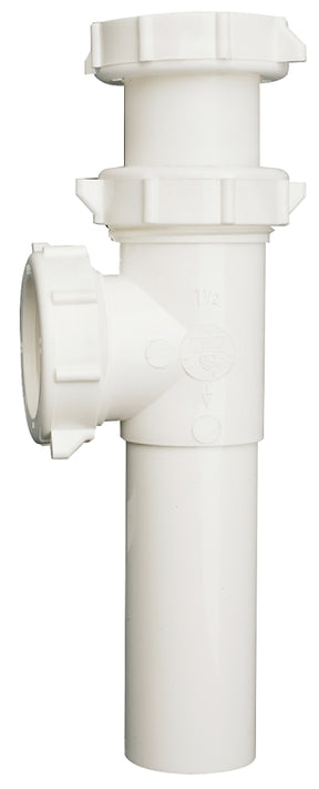 Plumb Pak PP20668 Series Master End Outlet and Tailpiece, 1-1/2 in, Slip-Joint, 6.13 in W x 12 in H Dimensions