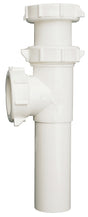 Plumb Pak PP20668 Series Master End Outlet and Tailpiece, 1-1/2 in, Slip-Joint, 6.13 in W x 12 in H Dimensions