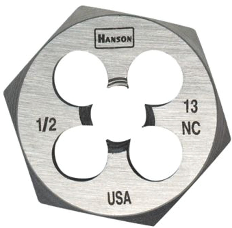 Irwin Hanson 6848 Fractional Die, 9/16-12 Thread, NC Thread, Right Hand Thread, HCS